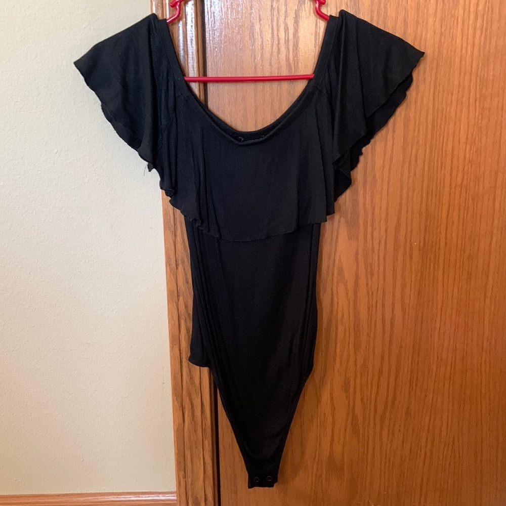 Express off the shoulder bodysuit